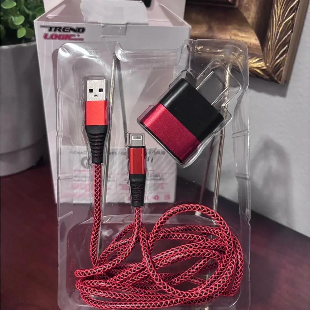 Red Charging Kit for iPhone and iPad